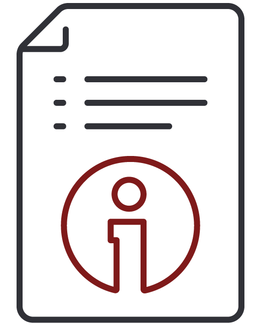 Icon of information page