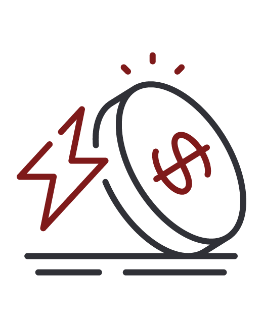 Icon for energy savings